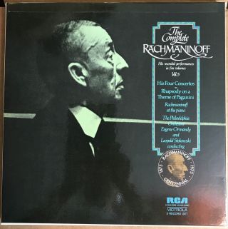 Avm3 0296 - Rachmaninov - Complete Vol 5 Piano Concertos 3 X Lp Box Nm/ex