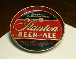 1940 ' S STANTON BEER and ALE BEER TRAY THE STANTON BRG.  CO.  TROY,  YORK 4