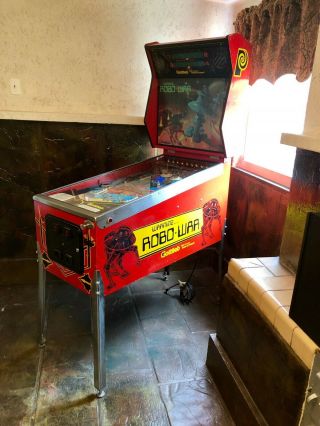 Gottlieb Pinball Machine Robo Wars 1988