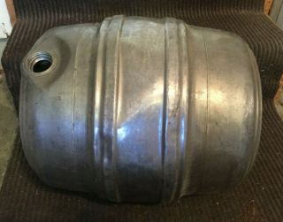 Carling Brewery Firestone Stainless Steel Beer Keg 1/2 Barrel Rat Rod Gas Tank