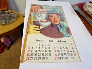 1958 Coca Cola Calendar