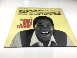 The Best Of Sam Cooke Lp Vinyl Record Lsp - 2625 1965