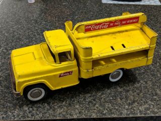 Vintage Buddy L Coca Cola Delivery Truck - Pressed Steel
