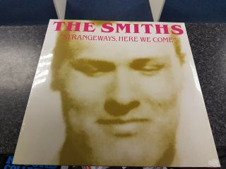 The Smiths Strangeways Here We Come Lp Pink Lettering &