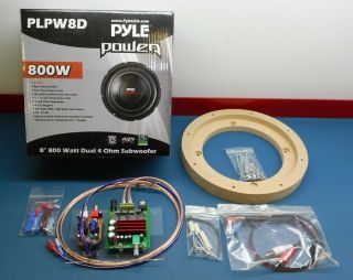 Twilight Zone Wpc Pinball - Powered Subwoofer By Pinwoofer - 8 " Kit