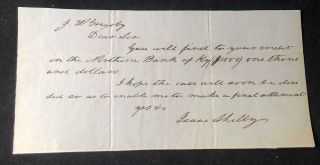 Als Autograph Letter Signed 1st Kentucky Governor & Rev War Hero Isaac Shelby
