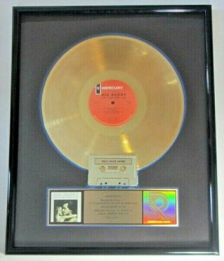 Riaa Sales Award / John Cougar Mellencamp - Big Daddy / Certified Gold 1989