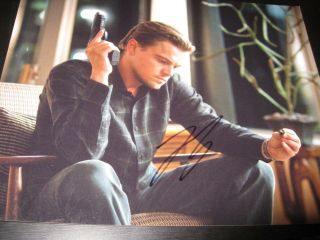 Leonardo Dicaprio Signed Autograph 8x10 Photo Inception Promo In Person X1