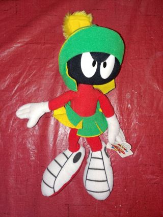 Marvin The Martian Plush Stuffed Toy Looney Tunes Applause Vintage 1994 Nwt