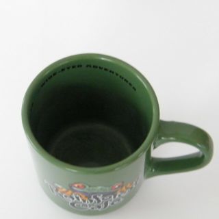 Rainforest Cafe Mug Green Cha Cha Tree Frog Coffee Cup Large 16 oz.  2000 4