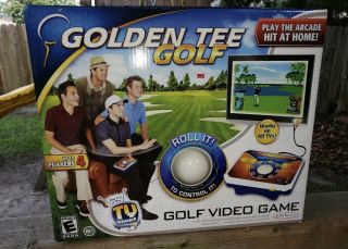 Golden Tee Golf Arcade Tv Plug In Game Jakks Pacific - Plug And Play