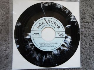 Very Rare Find - Rca Victor G8 - Mw - 8705 - Tv Guide Presents Elvis Presley - 45 - (nm -)