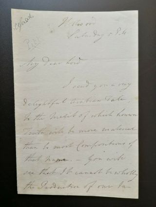 William Pitt The Younger - Prime Minister - Interesting Autograph Letter - Als
