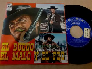 Clint Eastwood The Good The Bad And The Ugly Ost 1970 Mexico Ep Ennio Morricone