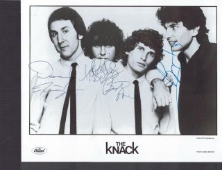 The Knack Signed Autographed 1980 Doug Fieger Prescott Niles Bruce Gary Averre