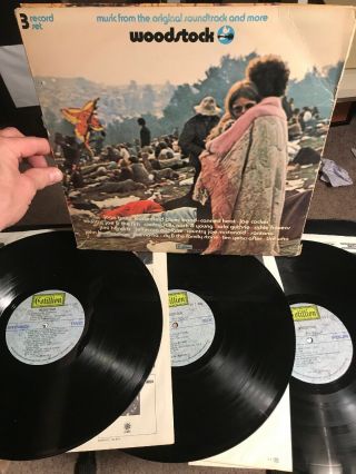 Woodstock Music From The Soundtrack And More Vinyl Record Album