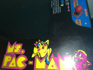 Bally Midway Ms.  Pac Man Cocktail Table Arcade Game 6