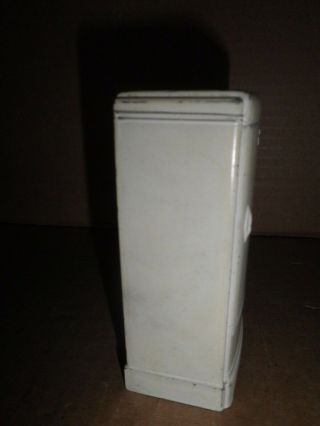 Great old white metal Frigidaire Refrigerator still bank c1940 ' s 2