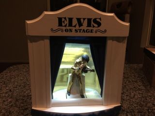 Elvis Presley - Rare On Stage Mini Decanter - Bluecurtains Stage - 1105 Of 2500