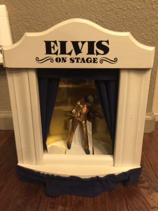 Elvis Presley - Rare On Stage Mini Decanter - BlueCurtains Stage - 1105 Of 2500 3