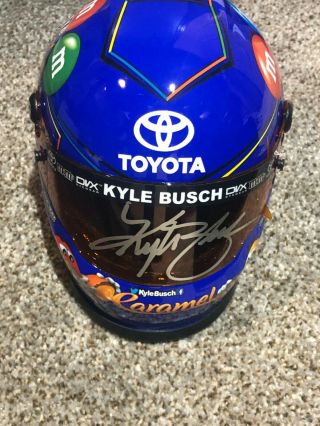 Kyle Busch Autographed Mini - Helmet