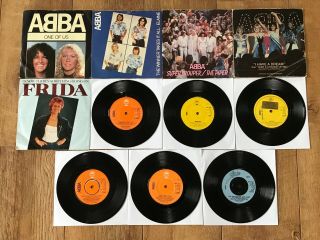 Abba Joblot 11 X Uk 7” Vg,  To Near Vinyl Singles - Pro Cleaned & Play Great