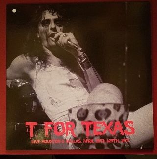 Alice Cooper - T For Texas - Red Vinyl Live Houston & Dallas
