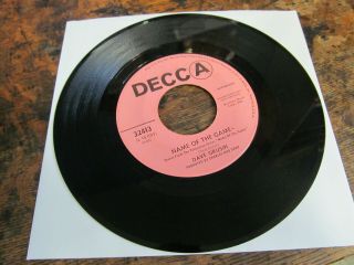 Dave Grusin Name Of The Game 45 Decca Jazz Funk Vg,  Plays Well Promo