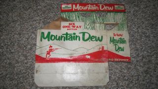 Nr - Extremely Rare Mountain Dew,  No Deposit/no Return,  6 Bottle,  Carrier