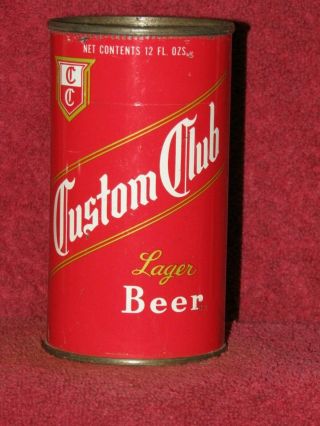 Custom Club Flat Top Beer Can Grace Bros Brewing Co Santa Rosa Ca