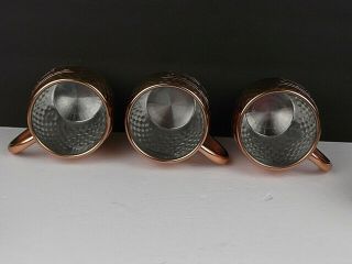 6 Ketel One Vodka Moscow Mule Copper Mugs Cups Hammered Barware Kitchen Stunning 6