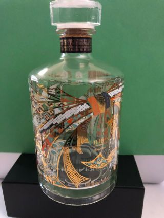 Suntory Hibiki 30th Anniversary Whisky Empty Bottle Collectible Item