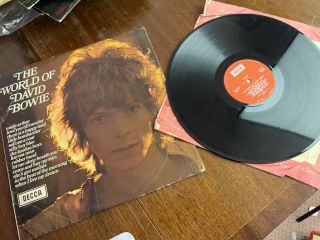 The World Of David Bowie Mono Vintage Vinyl Lp Record