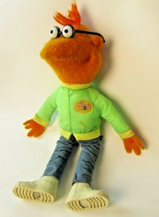 Vintage 1978 Fisher Price Scooter The Muppet Show 16 " Plush Toy Doll In Sneakers