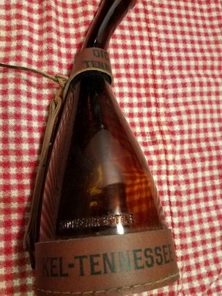 George Dickel Tennessee Whisky Amber Souvenir Bottle - First Bottling Oct.  1964 3