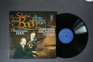 Leonid Kogan Bach Six Sonatas For Violin Dlp Melodiya Stereo Cm 04269 Nm