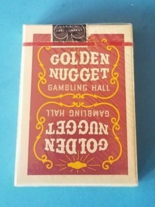 - Deck Red Burgundy Golden Nugget Casino Playing Cards Las Vegas,  Nv