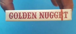 - DECK RED BURGUNDY GOLDEN NUGGET CASINO PLAYING CARDS LAS VEGAS,  NV 5