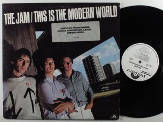 Jam This Is The Modern World Polydor Lp Vg,  Wlp