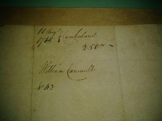 1765 Land contract signed by last colonial Governor of PA,  John Penn 8
