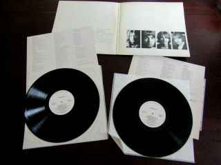 The Beatles White album lp record master recording MFSL capitol 1982 3