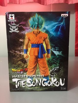 Dragon Ball - Ssgss Son Goku - Master Star Piece 9.  8 " Figure By Banpresto