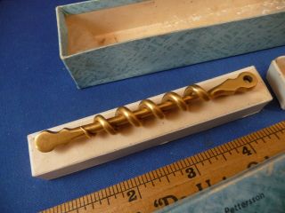 CLASSIC ANTIQUE PEG AND WORM OVER 100 YEARS OLD IN THE JEWELERS BOX 4
