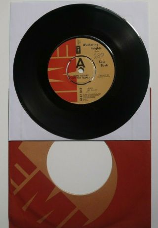 Kate Bush ‎– Wuthering Heights Emi Records Uk ‎– Emi 2719 Demo 7 " Single 1977