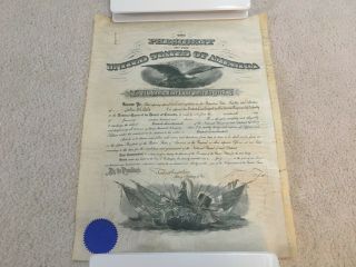 President William Taft hand signed Presidential Military appointment - 07/7/1912 4