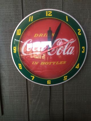 Coke Cola Double Bubble Clock