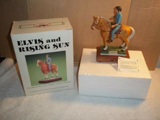 Elvis And Rising Sun Mccormick Mini Decanter/music Box