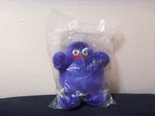 Vintage Mcdonalds Grimace Plush Doll Mip From Late 80 
