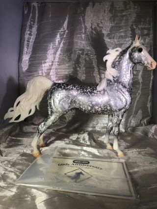 Breyer Silver Filigree American Saddlebred Stallion Diamond Jubilee W/coa