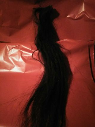Large Carousel Horse Hair Tail (black 38 Inches) 